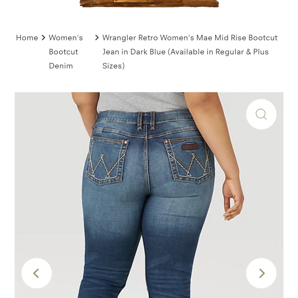 NWT Wrangler Retro Rae Mid Rise Jeans - Picture 4 of 12